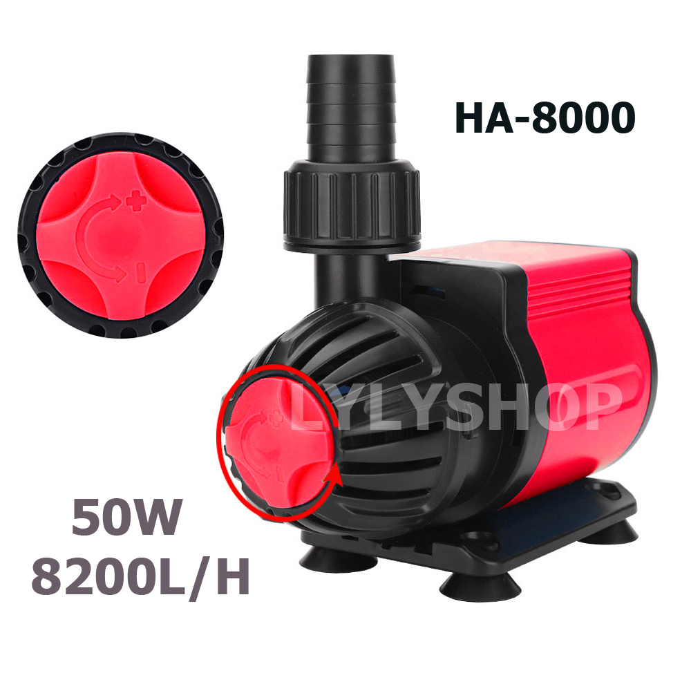 Water pump gecai ha 8000 (50W-8200l/h) high-grade, 9 rungs adjustable water pump water filter fish tank, aquarium, miniatures, penjing. BH reputation