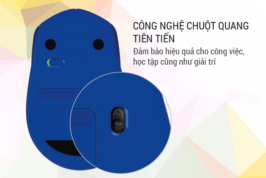 Chuột không dây Logitech M331 - Hàng Chính Hãng