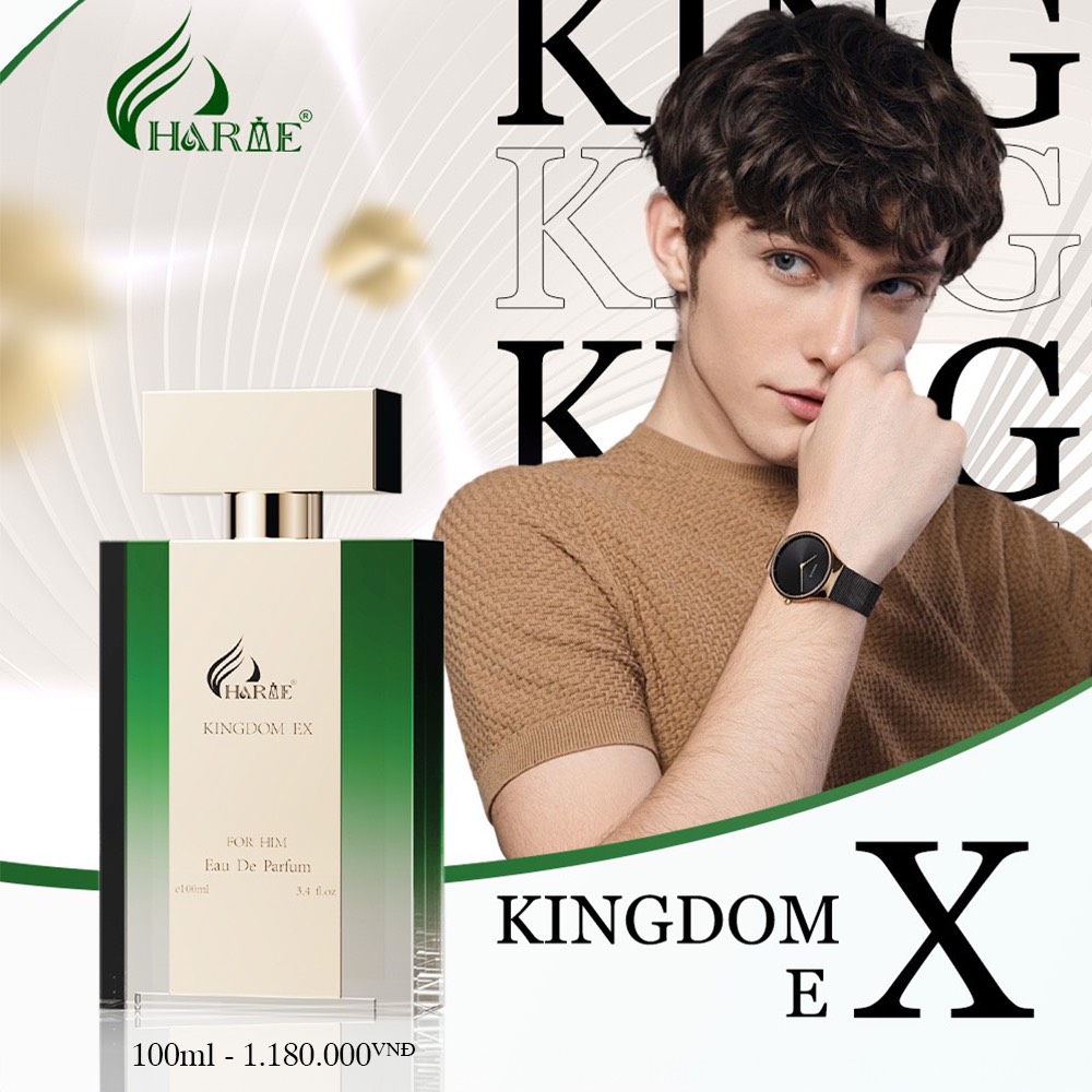 Nước hoa Kingdom Ex 100ml mới - chiết 10ml