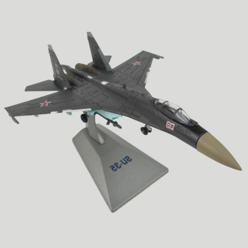 Mô hình máy bay Su-35 nhỏ Hợp kim Dài 15cm