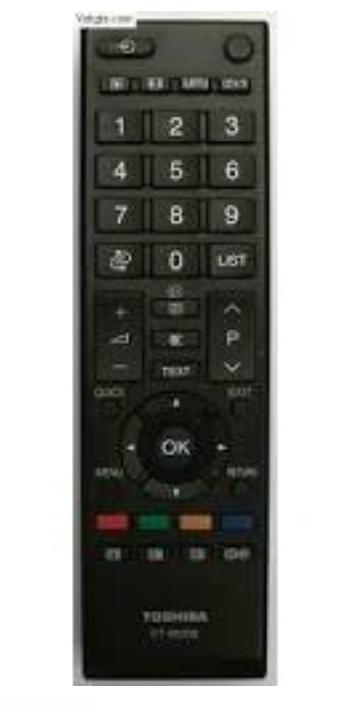 Remote TV TOSHIBA LCD, LED (màu đen)