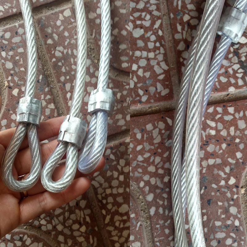 Dây cáp bọc nhựa, dây cáp khóa xe