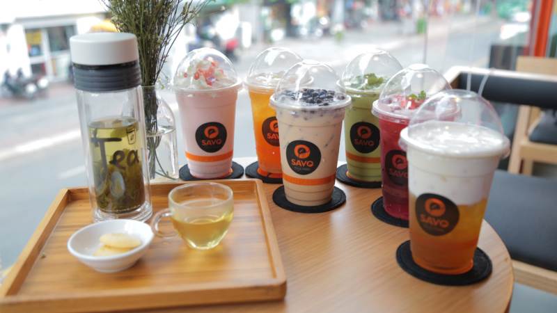 [HCM]Trà Hòa Tan Đào Ice Tea sản phẩm của SAVO