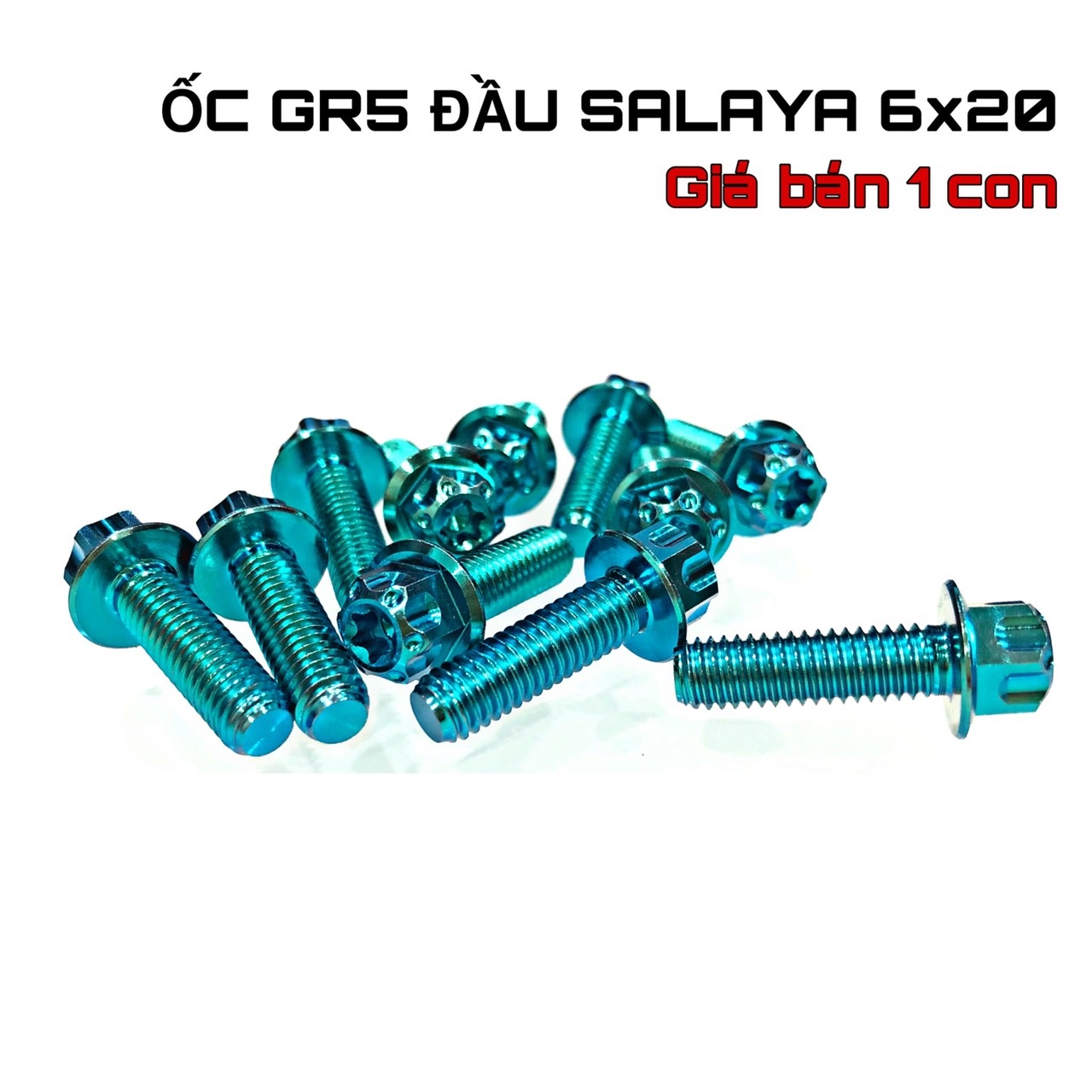 [HCM]ỐC GR5 ĐẦU SALAYA SIZE 6li