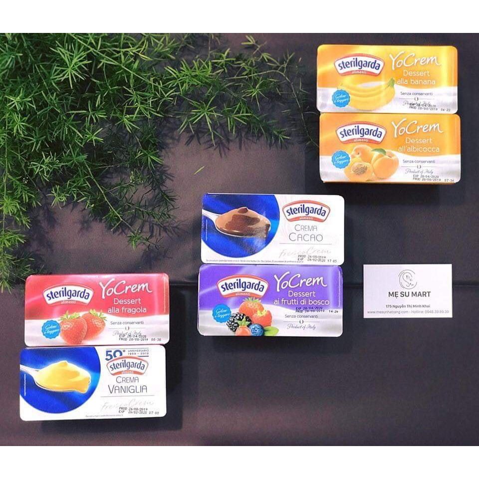 Váng Sữa Chua Sterilgarda Ý cho bé 6m+