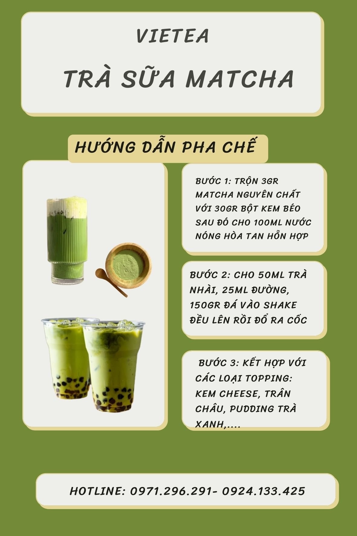 Bột matcha nguyên chất 100gr