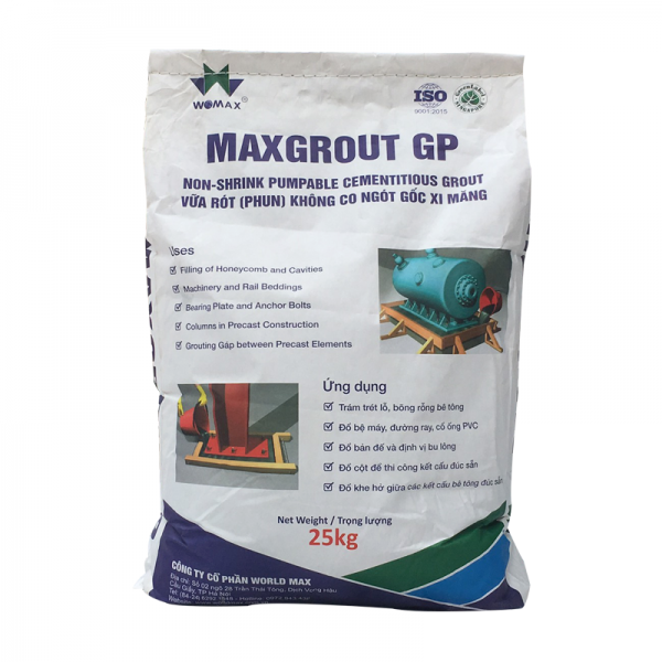 Maxgrout GP(mác 650) - Vữa rót không co ngót