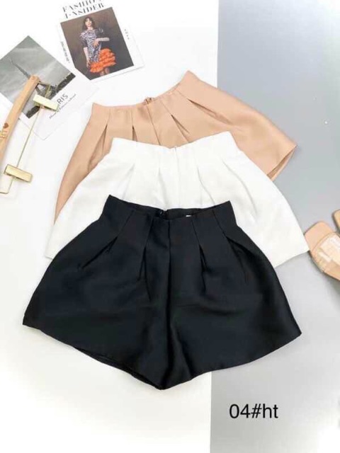 Quần sóc phồng trơn