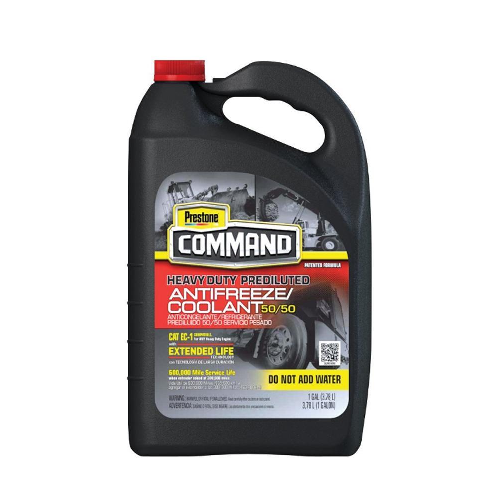 Nước làm mát màu đỏ prestone command coolant 50/50 3.78l