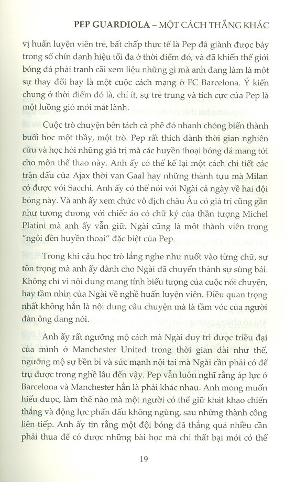 Pep Guardola - Một Cách Thắng Khác