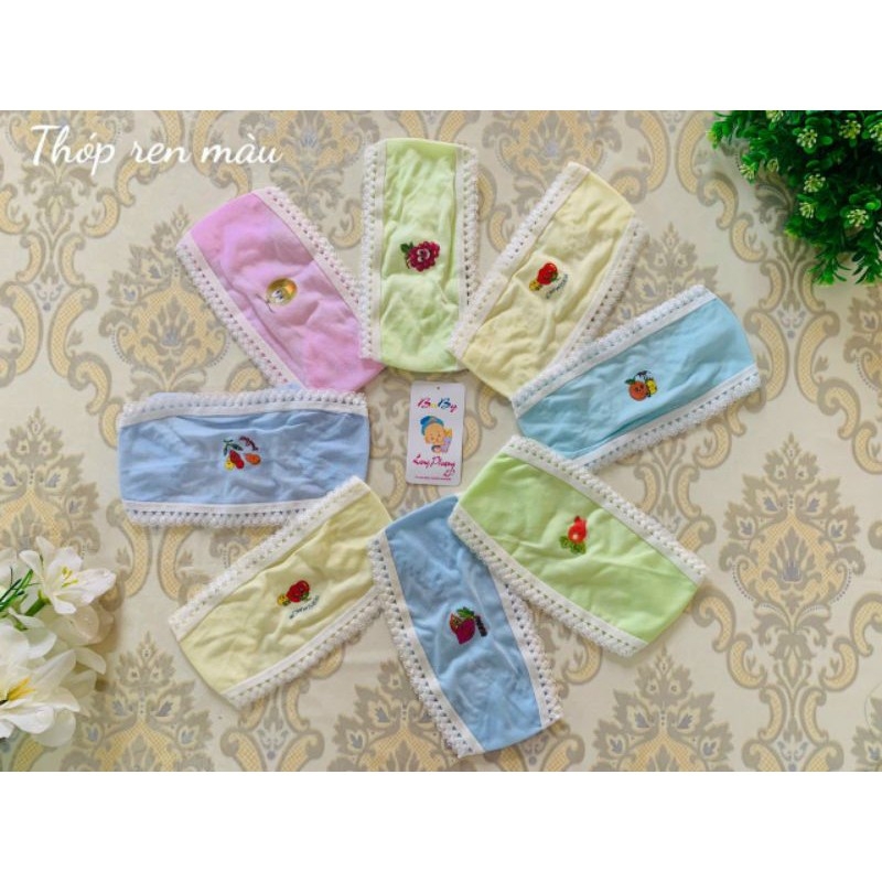 2 Chiếc che thóp mụ cotton cho trẻ sơ sinh/nhiều mẫu