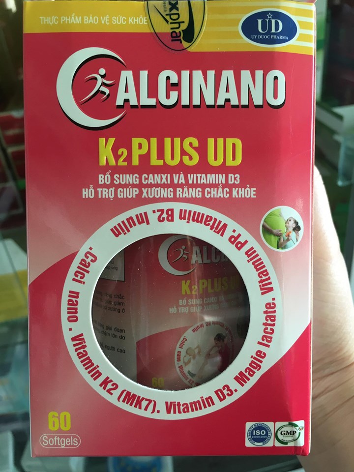 CALCINANO K2 PLUS - BỔ SUNG CALCI CHẮC KHỎE XƯƠNG