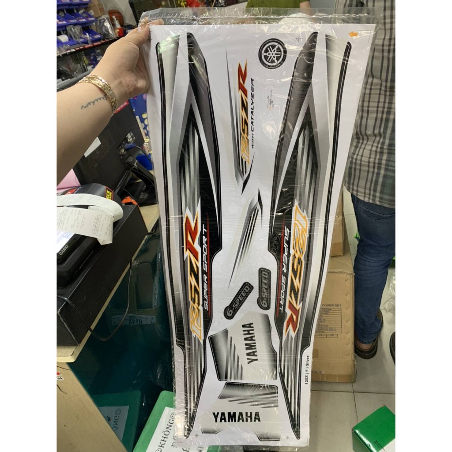 TEM YAZ BẠC ĐEN - YAZ ĐỜI ĐẦU - YAZ125