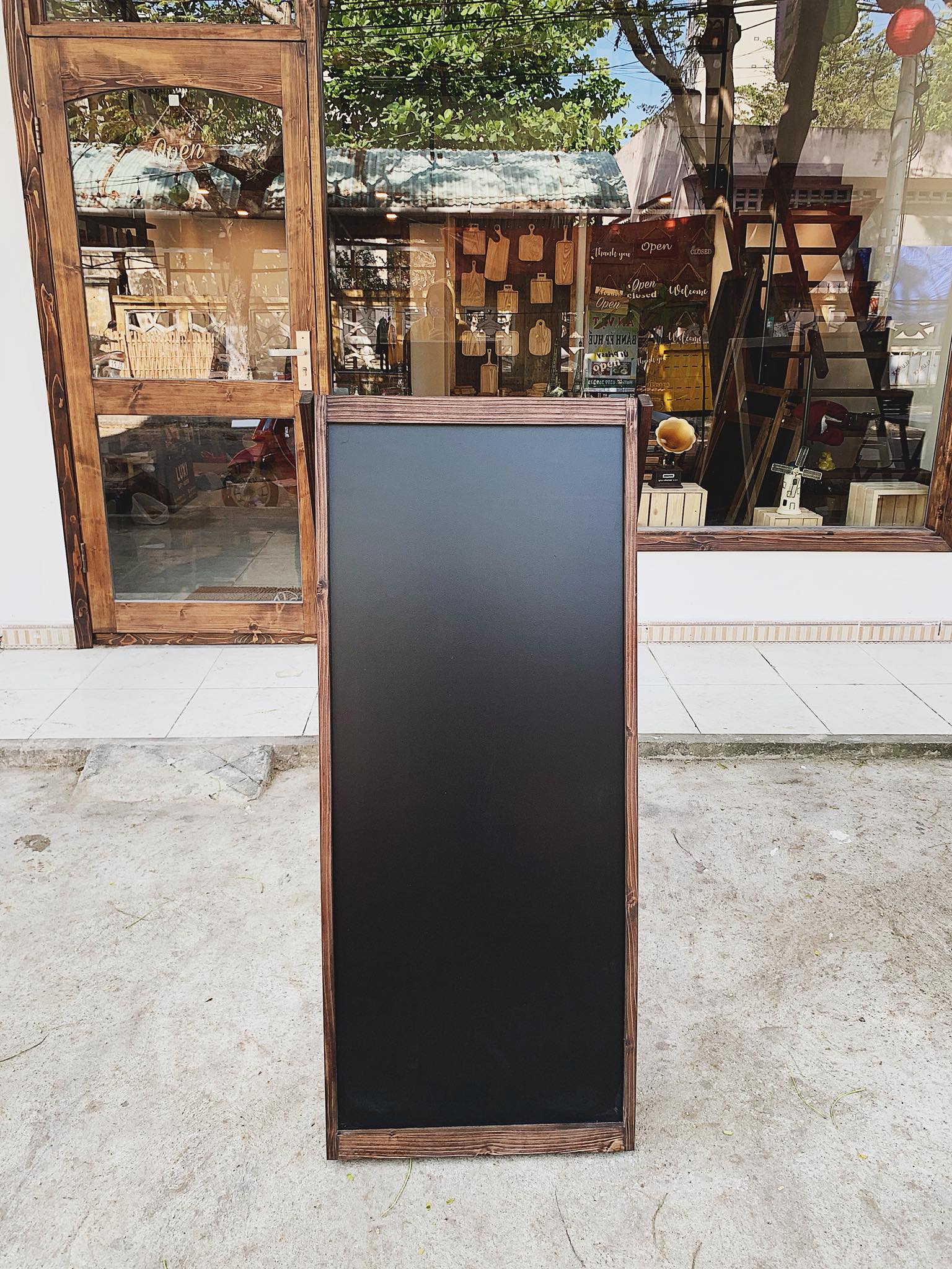 Bảng MENU viết phấn kiểu gương (TẶNG KÈM PHẤN MÀU + XỐP LAU BẢNG) - LUXI decor