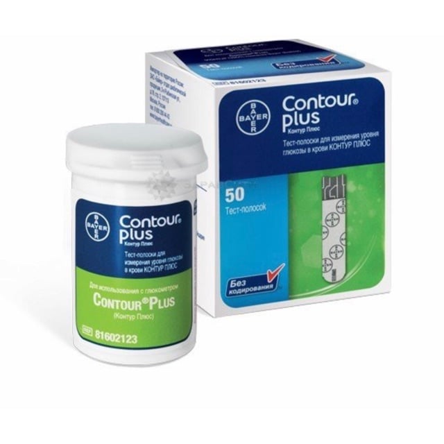 Que thử đường huyết Contour Plus 50 que