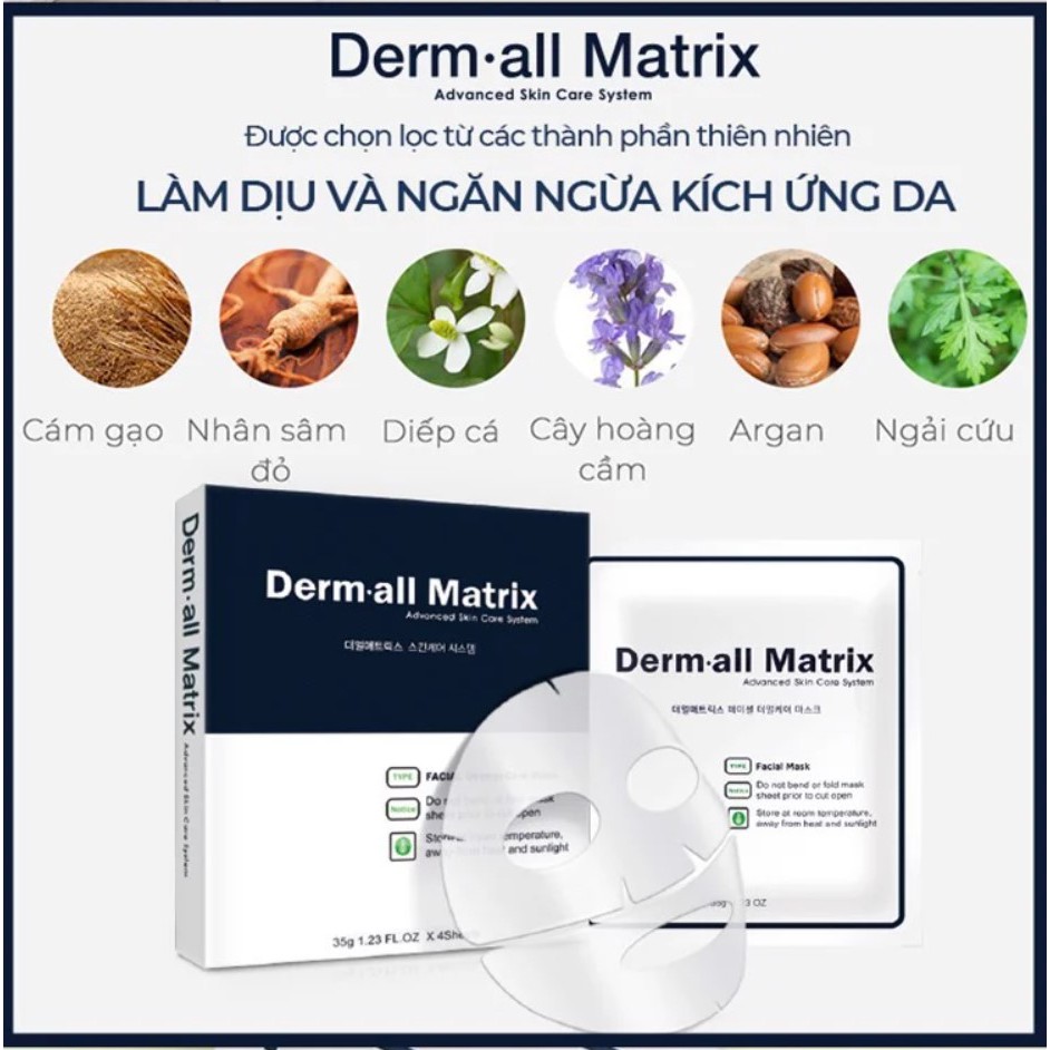Mặt Nạ Derm all Matrix