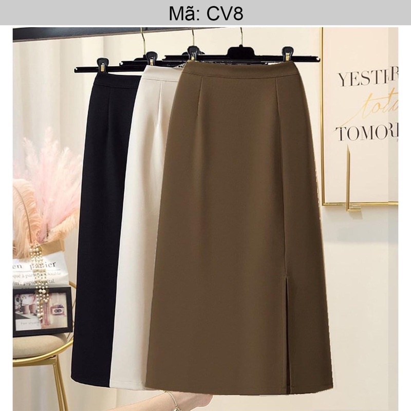 Chân Váy Xẻ Đùi Bigsize 60kg đến 100kg