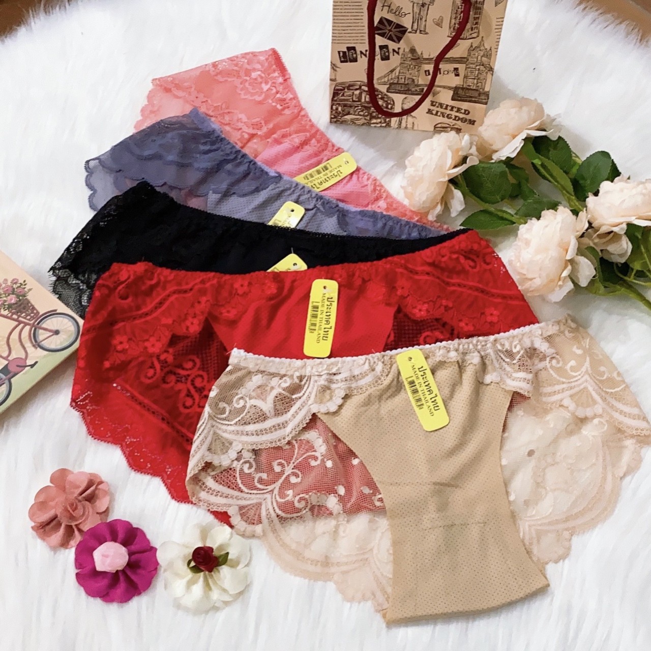 Combo 10 quần su ren thông hơi