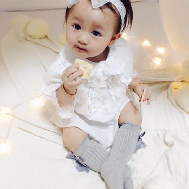 [HCM]Tất nơ xinh cho bé