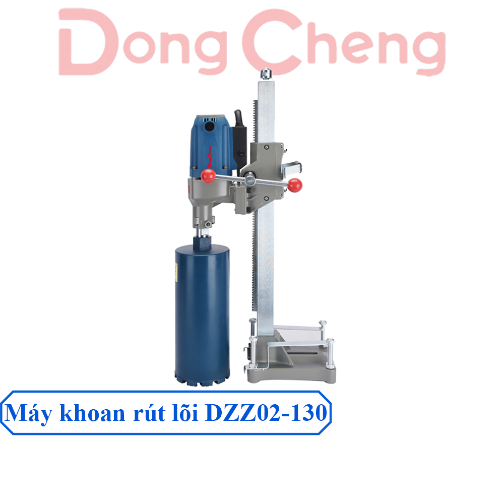 Máy Khoan Rút Lõi Bê Tông Dongcheng DZZ02-130 Công Suất 1800W Khả Năng Khoan 130mm Dùng Khoan Lỗ Xuyên Qua Bê Tông, Cốt Thép, Gạch, Đá Hay Các Công Việc Khác Trong Xây Dựng – Hàng Chính Hãng