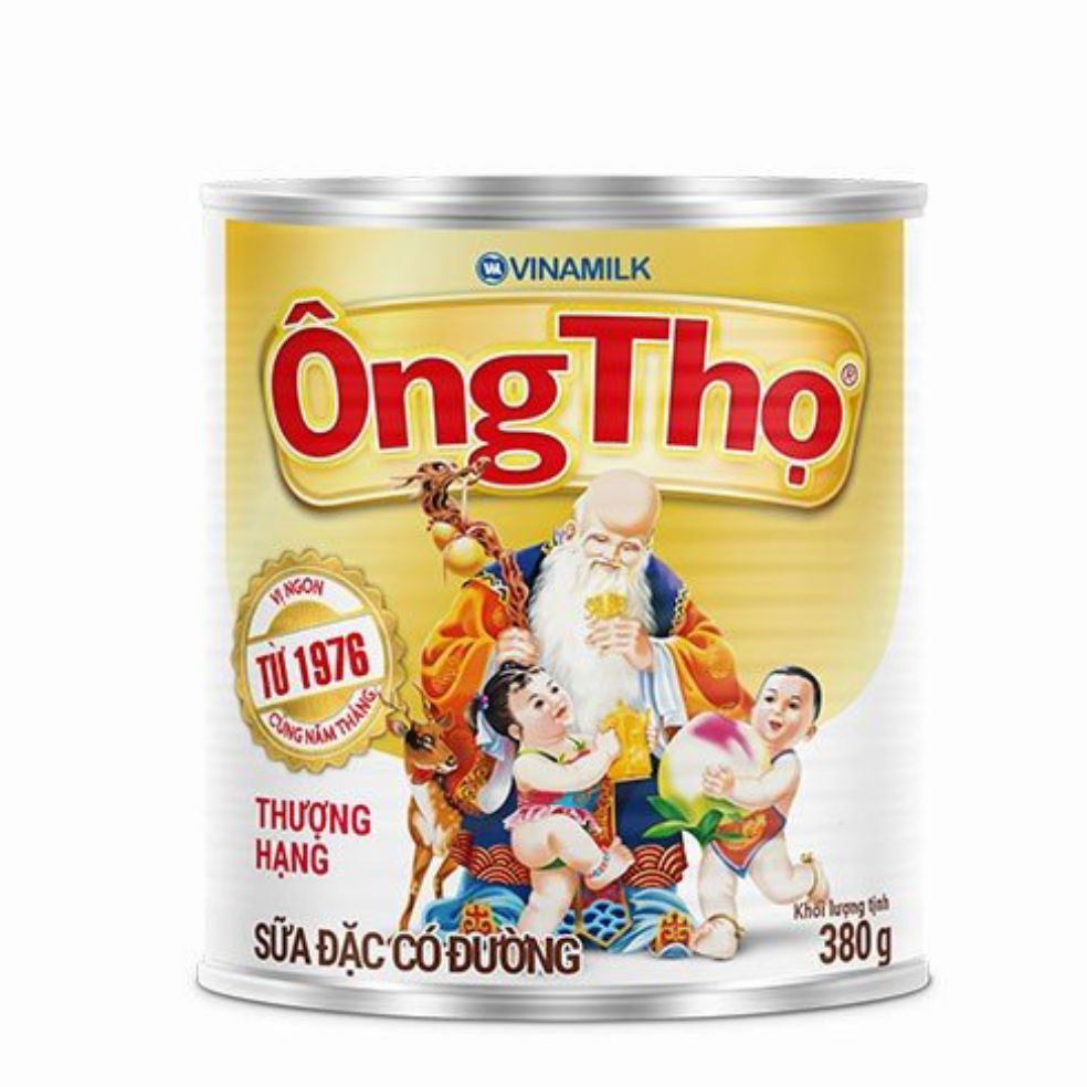 Sữa đặc ông Thọ trắng vinamilk nắp khui 380gr