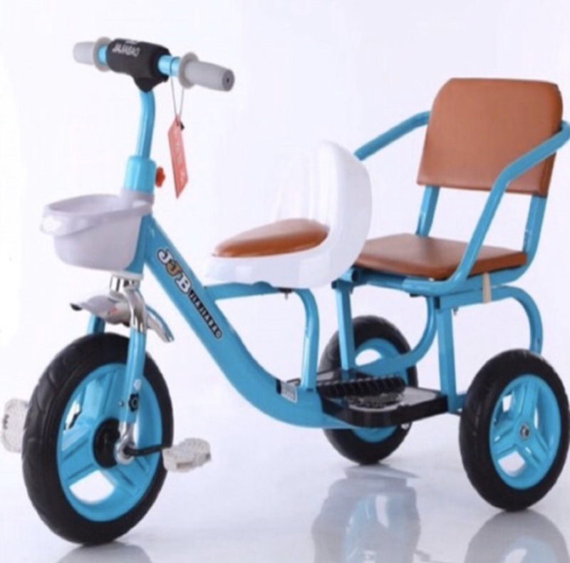 [SIÊU SALE] Xe đạp xích lô cỡ đại 2 ghế cho bé