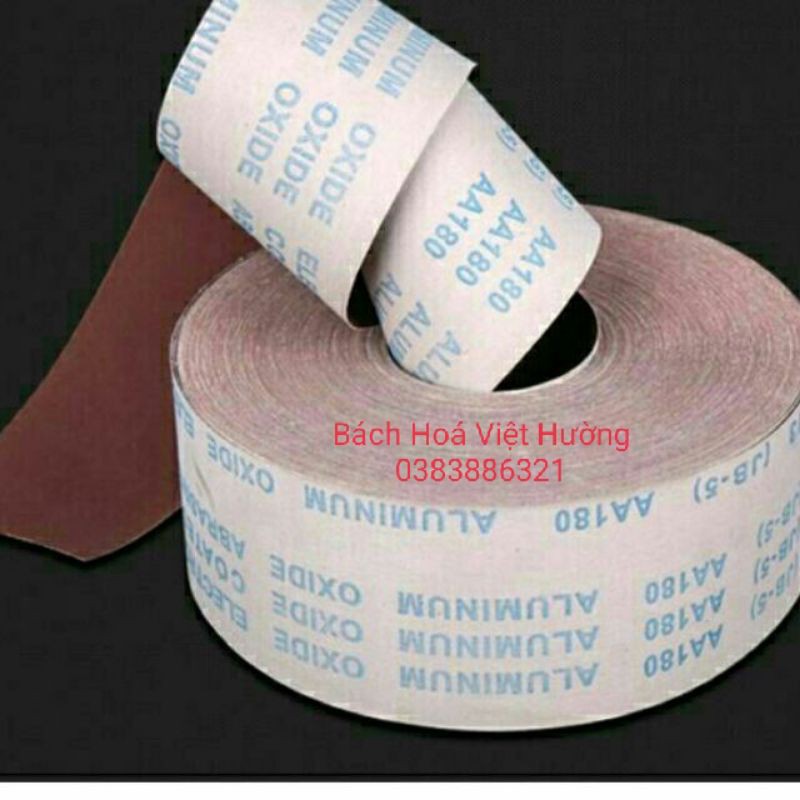 Giấy nhám vải mềm JB đủ loại thô, mịn khổ 10cm