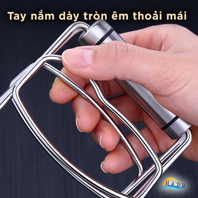 Kẹp Gắp Bát Đĩa Nóng Inox 304 Dày Dặn SSGP, Dụng Cụ Gắp Chống Bỏng Dùng Cho Nồi Hấp, Lò Vi Sóng, Tay Cầm Chắc Chắn, Cao Cấp Đạt Chất Lượng LFGB Đức