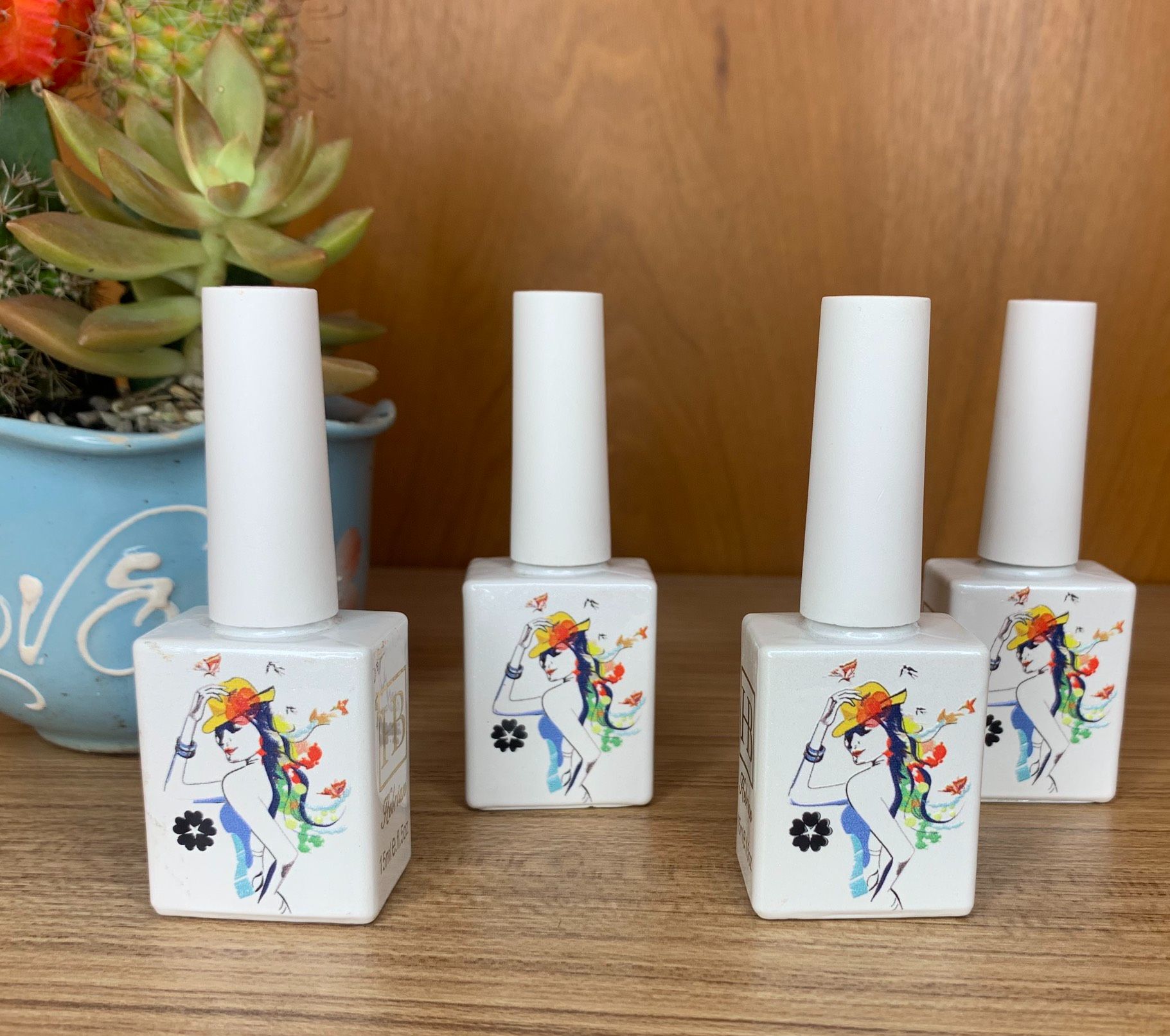 Sơn top gel cô gái hàn quốc 15ml siêu bóng