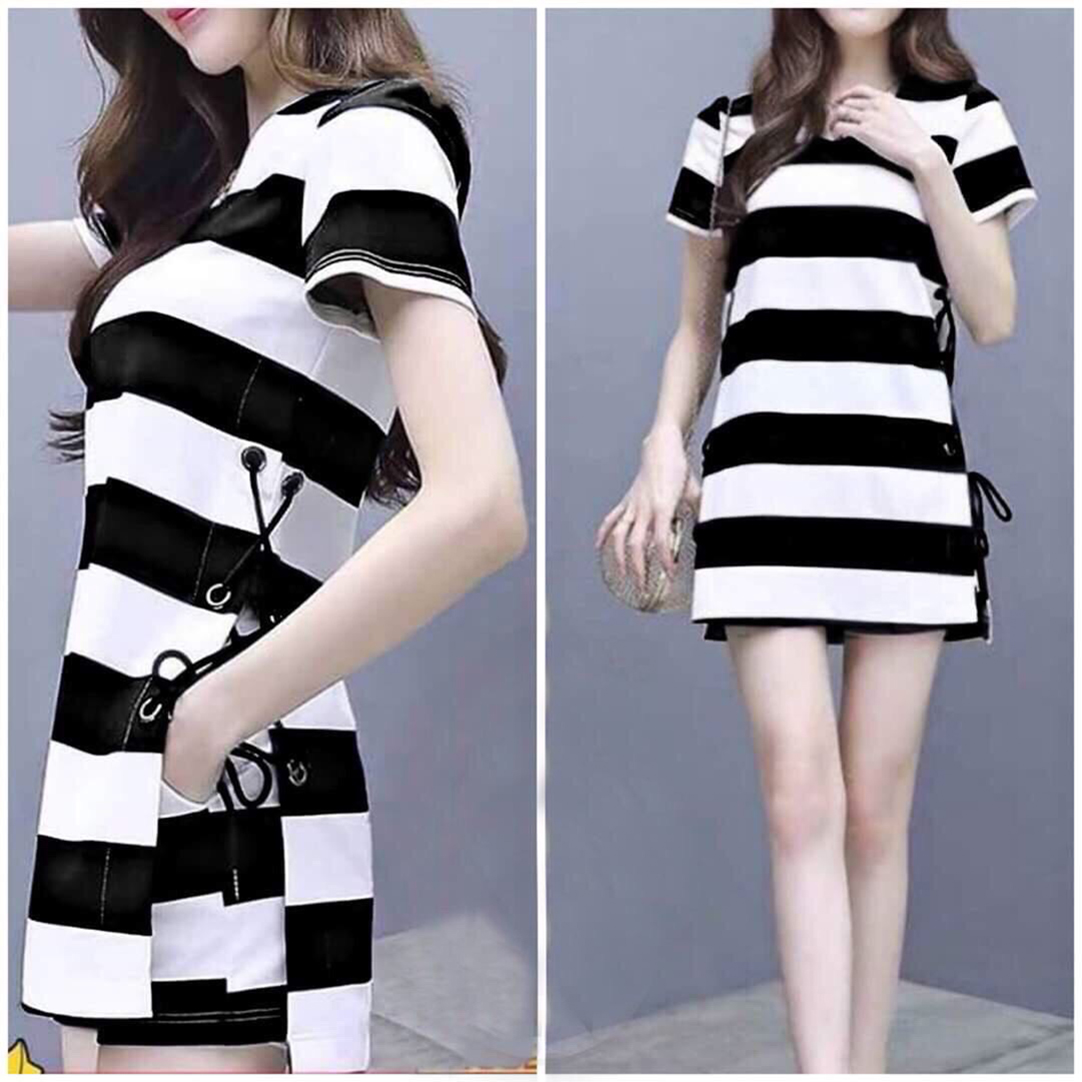 [HCM]Set áo thun đan dây sườn kèm quần