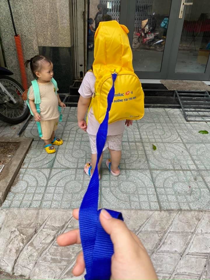 [HCM]( 1 cái ) Balo gấu liền nón cho bé hkm Similac
