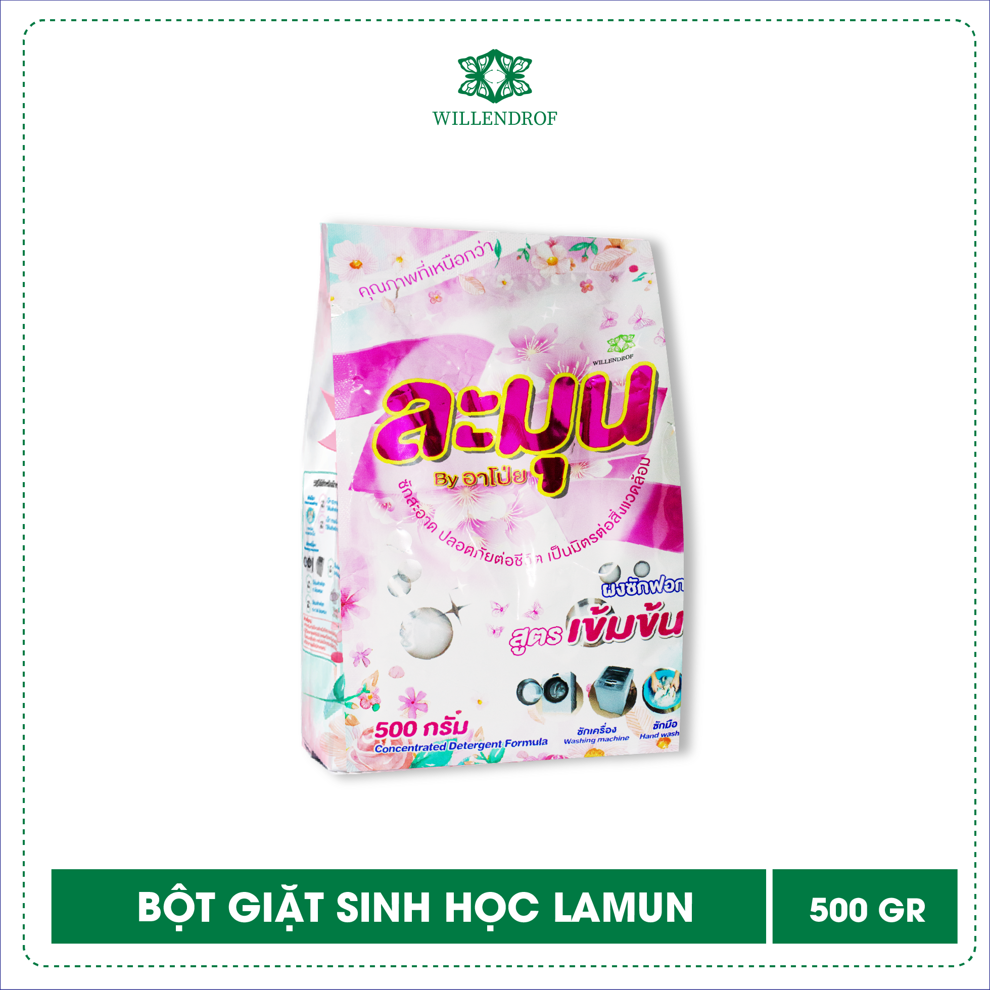 500GR BỘT GIẶT SINH HỌC LAMUN - WILLENDROF