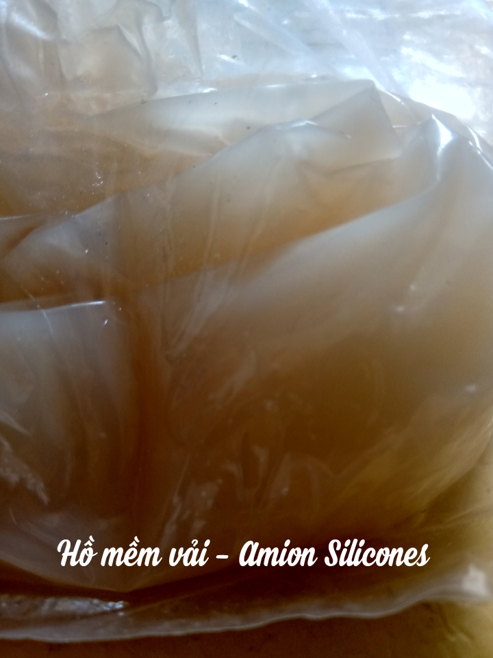 HCMHồ mềm vải - Amion Silicones. 1kg dạng nhũ tương.