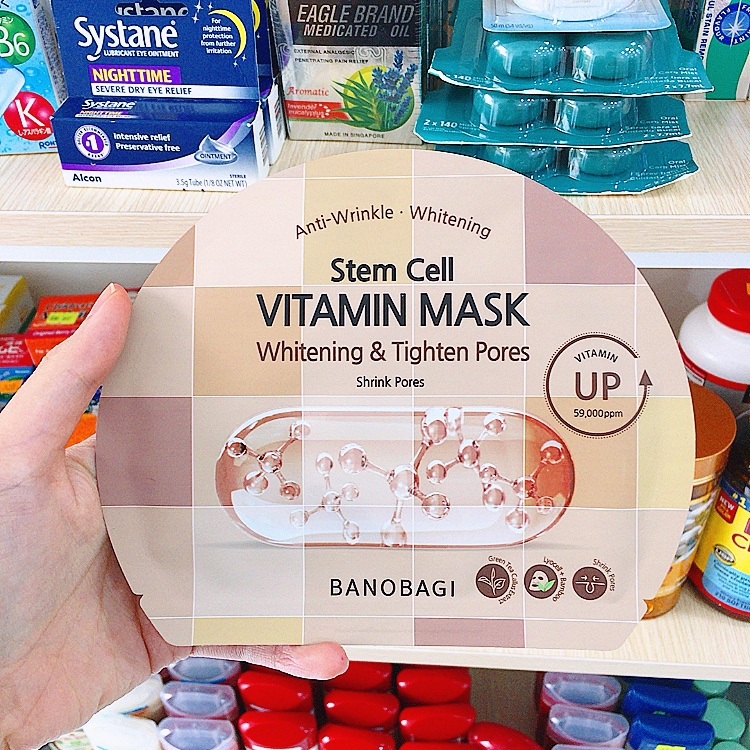 Mặt nạ dưỡng da BANOBAGI Stem Cell Vitamin Mask (30ml)