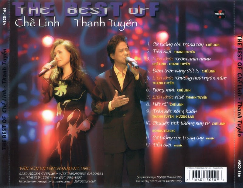Đĩa CD Chế Linh Thanh Tuyền Tuyển chọn