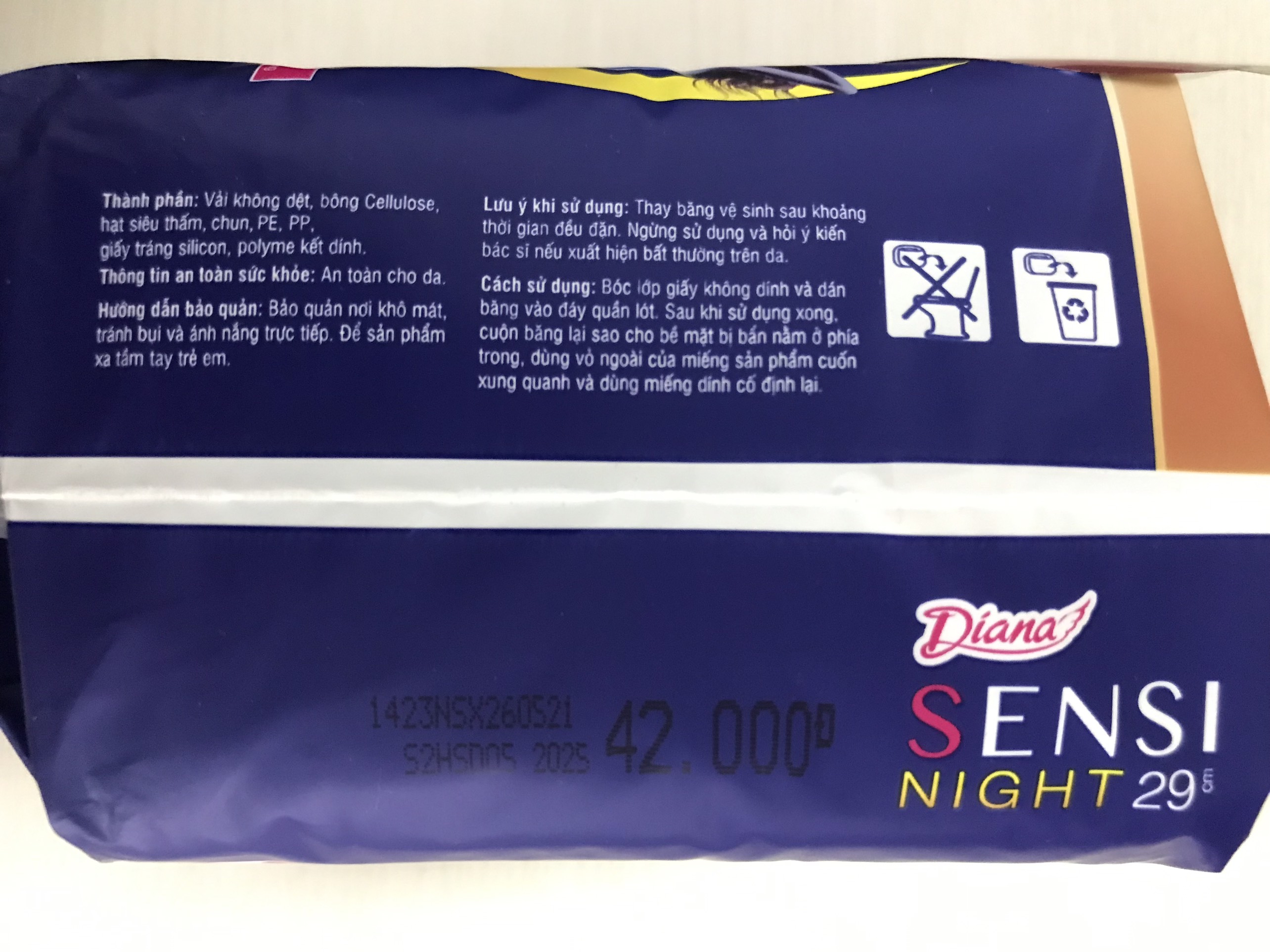 BVS Diana Sensi Night 29cm 12 Miếng