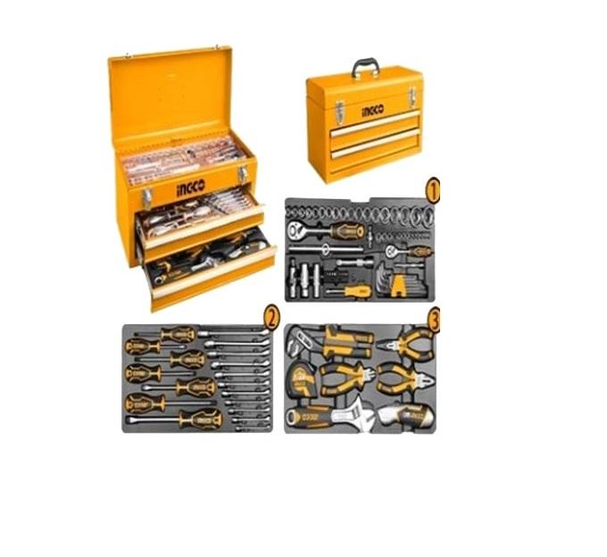 [Trả góp 0%] Bộ hộp đồ nghề 97 món dụng cụ Ingco HTCS220971