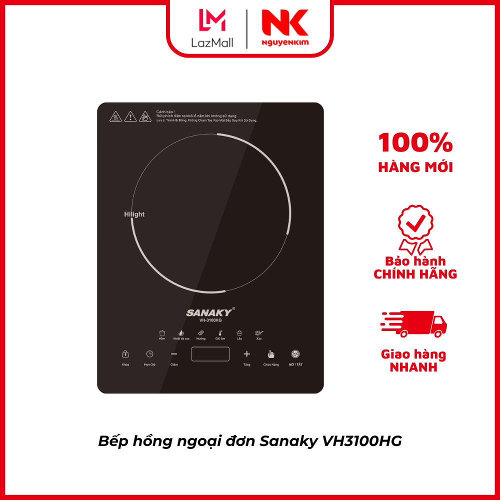 Bếp hồng ngoại đơn Sanaky VH3100HG