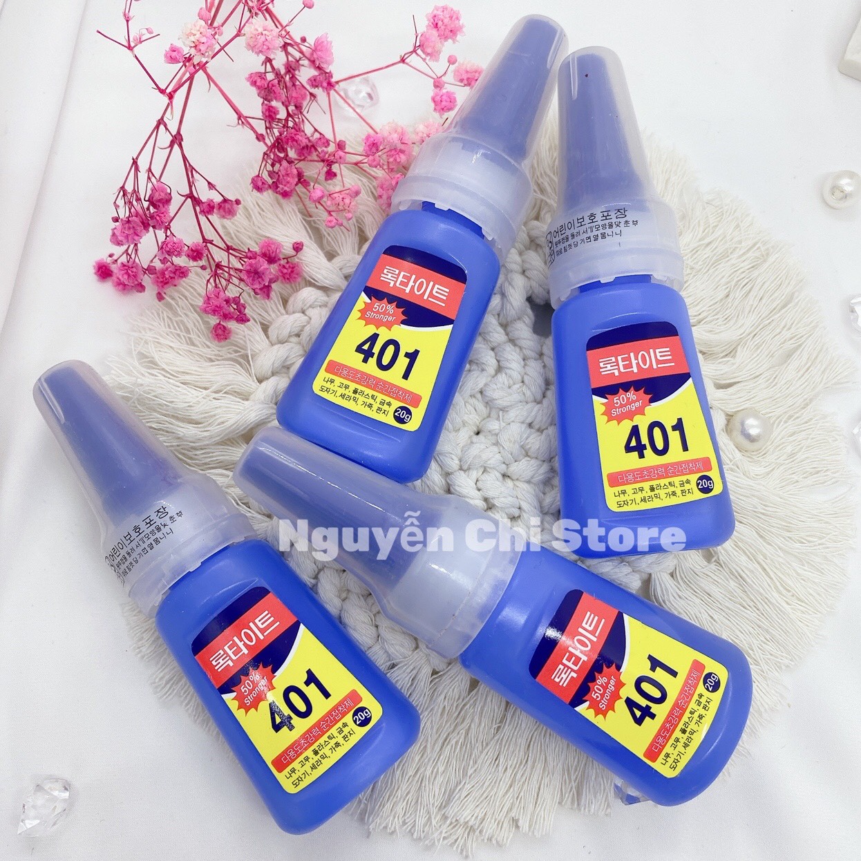 Keo 401 , keo gắn móng dính đá