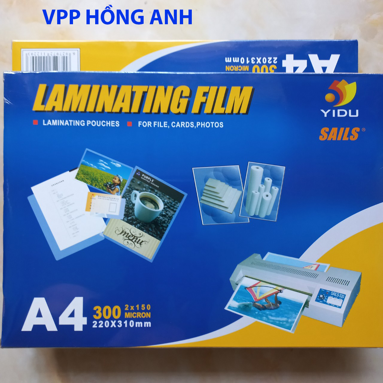 Nhựa ép / màng ép plastic a4 yidu chính hãng định lượng 80mic 100mic 125mic 150mic