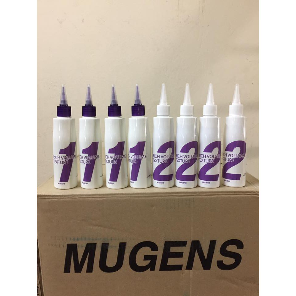 Uốn Tóc Đa Năng( Uốn nóng, uốn nguội) Mugens Rich Volume Hàn Quốc 150ml (Dành cho tóc khoẻ và tóc thường)