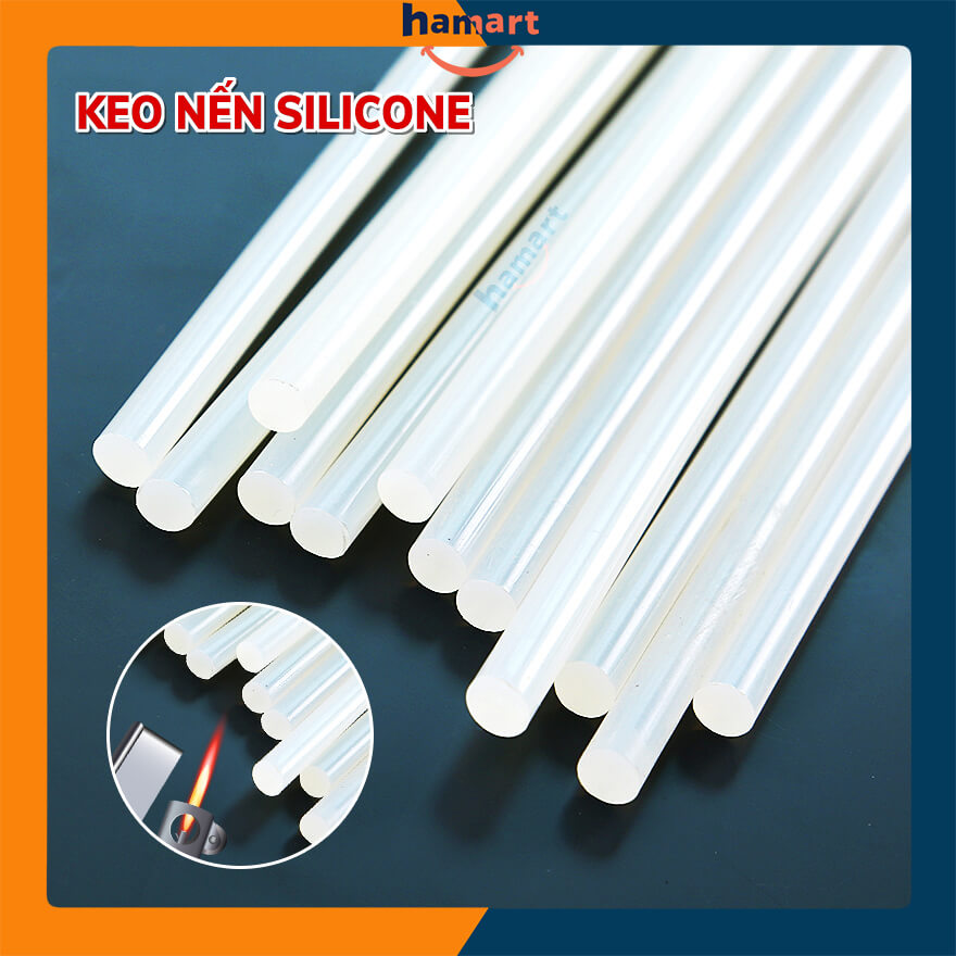 Hot Melt Adhesive Transparent 20*7 mm Glue Sticks Silicone High Viscosity Strengthen Stickiness