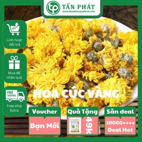 Hoa Cúc Vàng 100g Hảo Hạng - Thảo Dược Tấn Phát