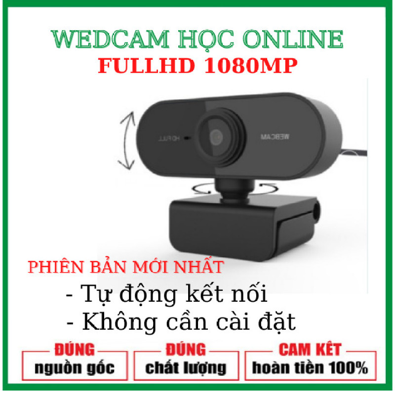 [BẢO HÀNH 12 THÁNG - SIÊU NÉT] Webcam 1080P cho máy Tính, Camera Có Mic - Học Online ZOOM, Trực Tuyến, Gọi Video Sắc Nét Rõ chữ