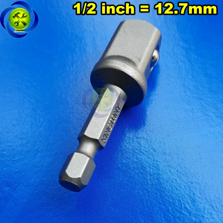 [HCM]Đầu chuyển Kingtony 7704-50 Lục giác sang 1/2 (6.35mm - 12.7mm)