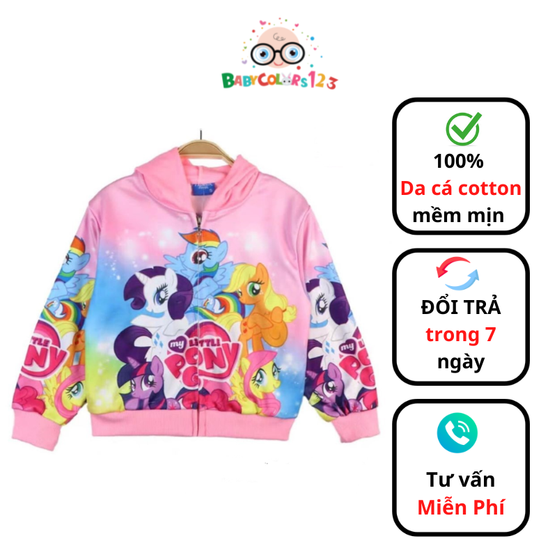 Áo khoác công chúa Elsa, Pony [12-45kg]