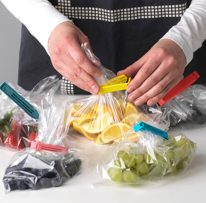 Bộ 30 kẹp miệng túi nylon Bevara IKEA IK45