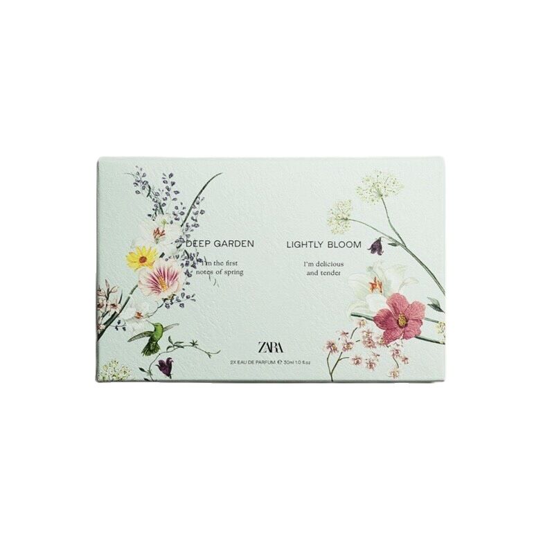 [HCM]SET NƯỚC HOA NỮ ZARA - DEEP GARDEN & LIGHTLY BLOOM 30ml