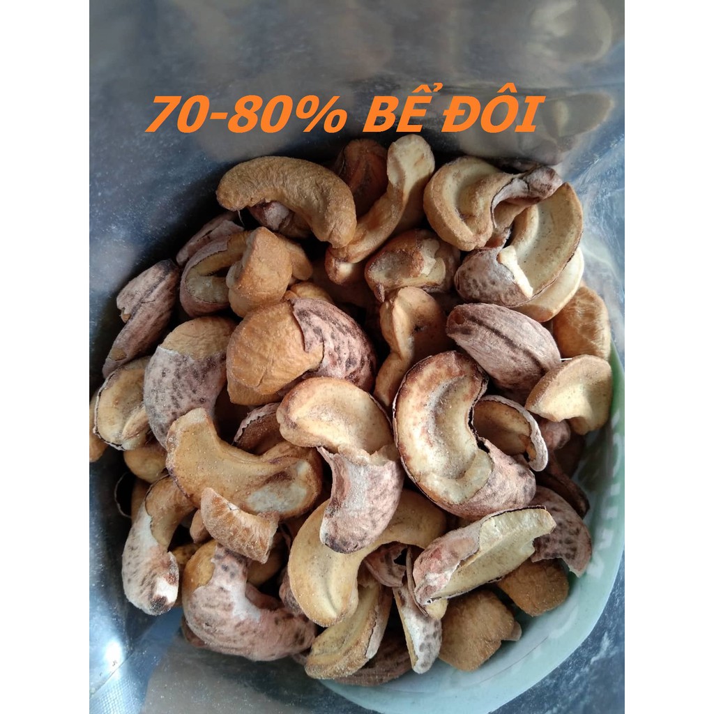 1kg Hạt Điều Rang Muối loại VỠ