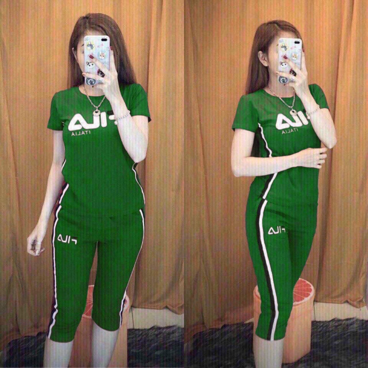 [HCM]BỘ ĐỒ LỮNG COTTON THÊU FILA